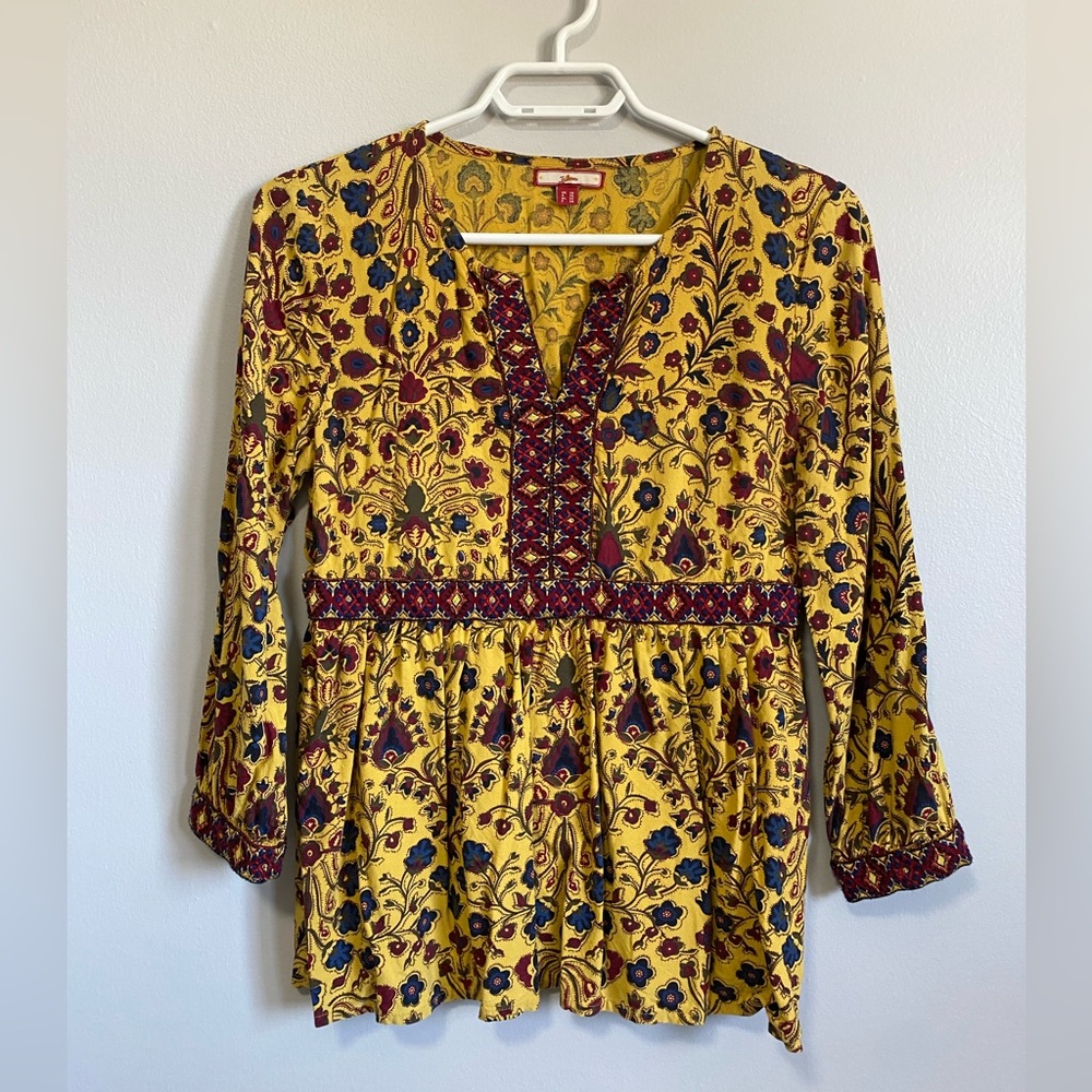Joe Brown’s floral paisley blouse